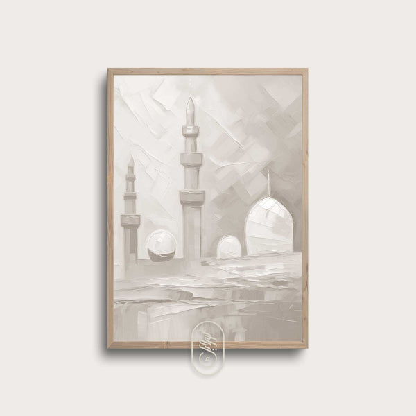 Modern Beige Abstract | Mosque #12