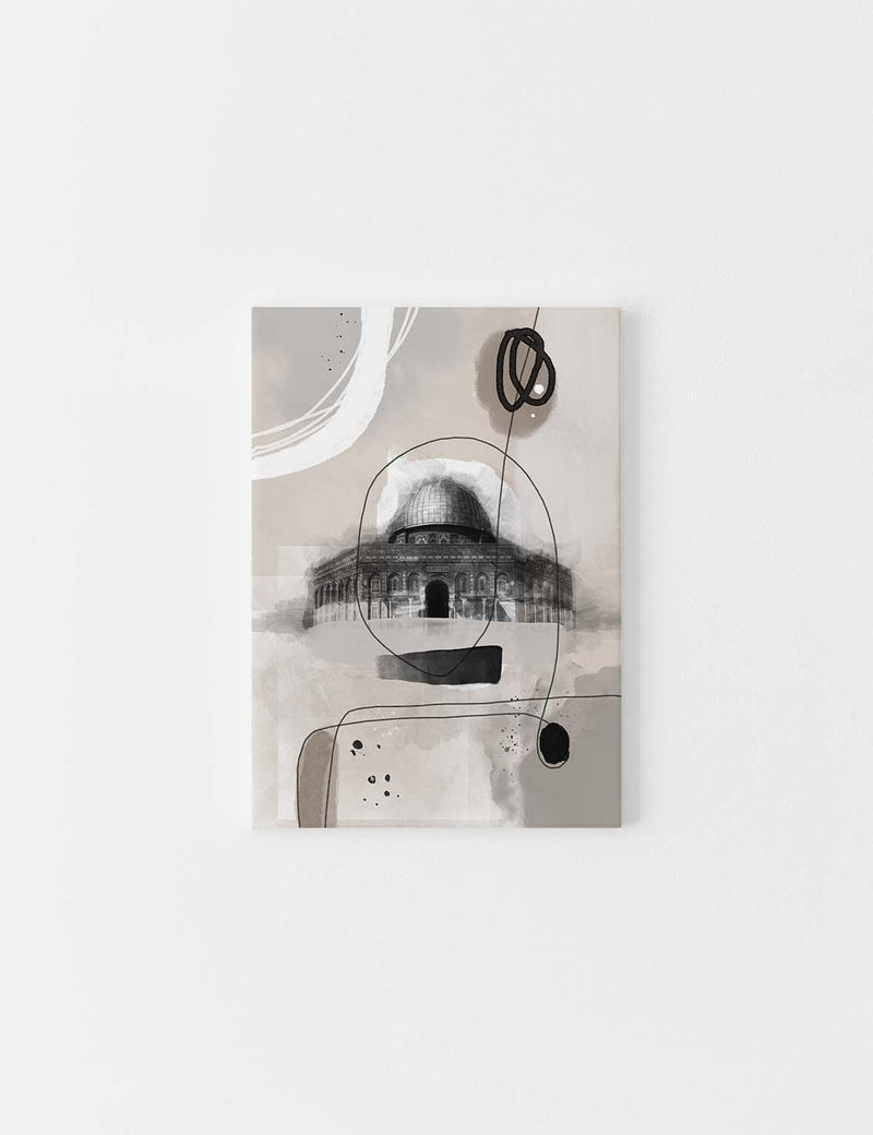 CANVAS | Dome fo the Rock Scandinavian Abstract - Doenvang