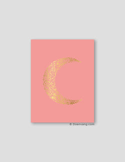 FOIL POSTER | Al Kursi Moon, Rose - Doenvang