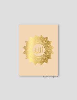 FOIL POSTER | Allah Mandala, Sabbia - Doenvang