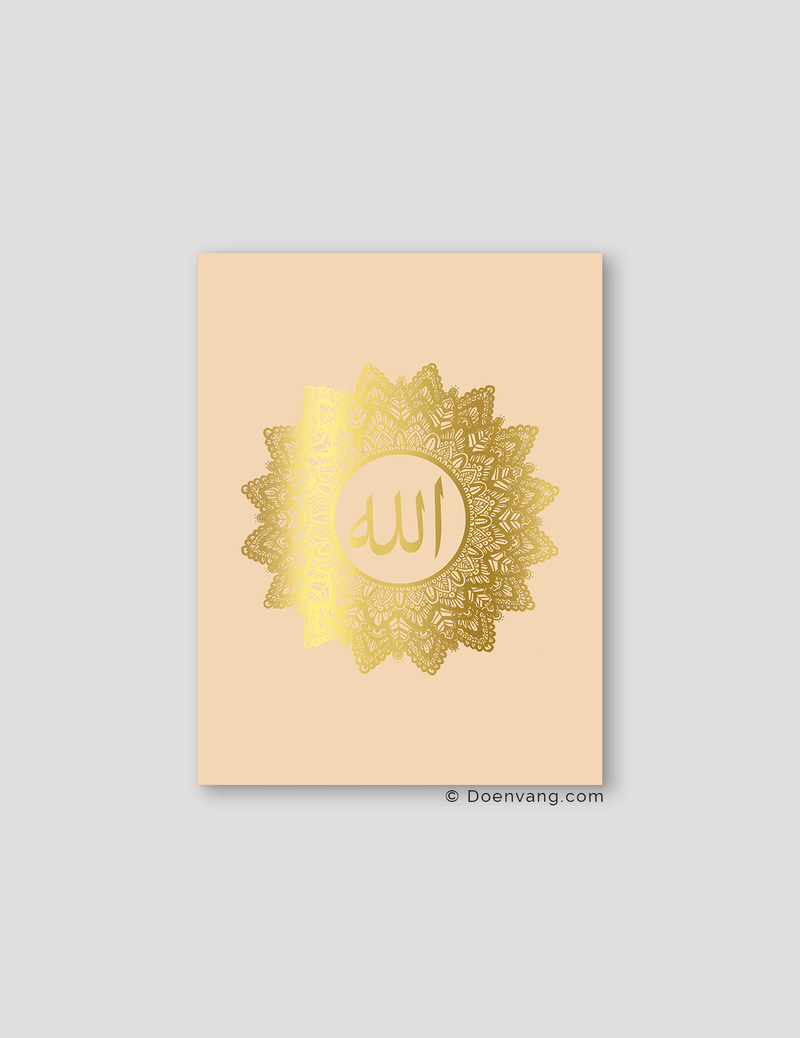 FOIL POSTER | Allah Mandala, Sabbia - Doenvang