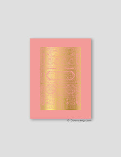 FOIL POSTER | Kaaba Door, Rose - Doenvang