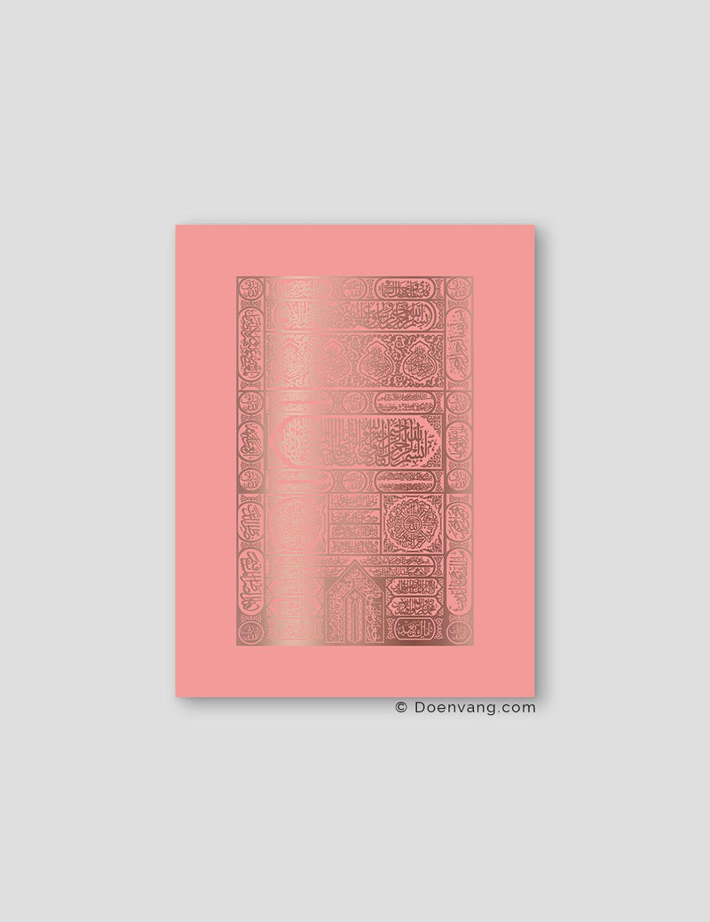 FOIL POSTER | Kaaba Door, Rose - Doenvang