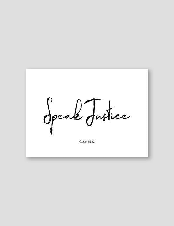 Speak Justice - Doenvang